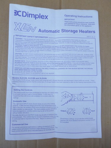 Dimplex night storage heater - dimplex,