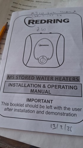 Red ring water - ring, heater